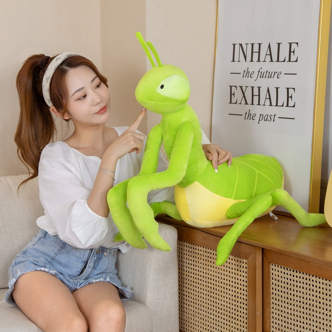BowLift | Kawaii Green Praying Mantis Plushie