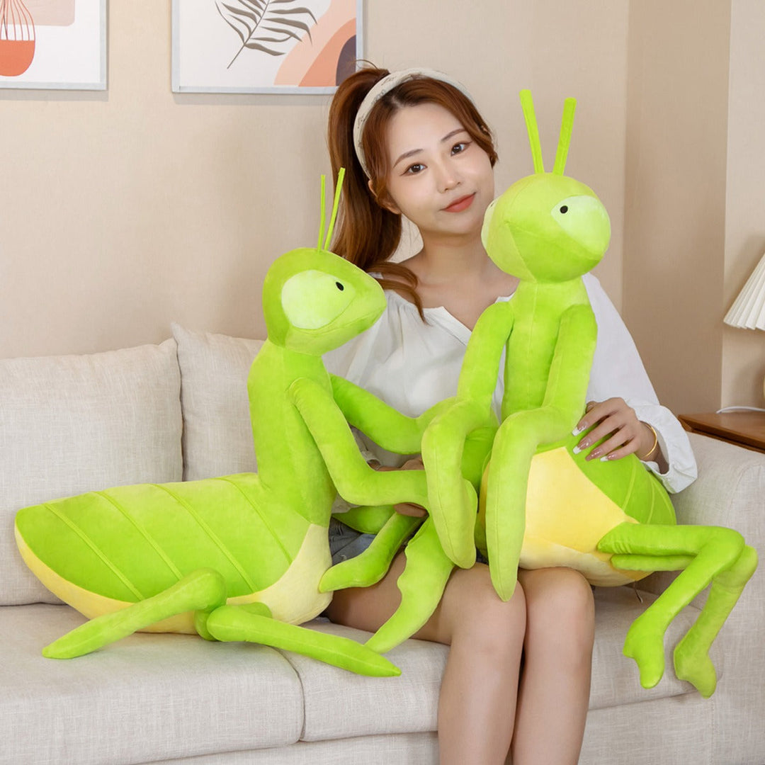 BowLift | Kawaii Green Praying Mantis Plushie