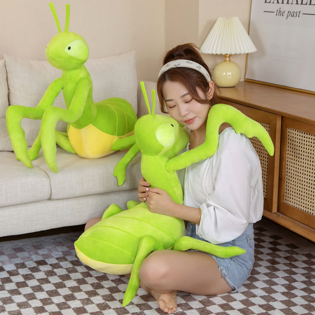 BowLift | Kawaii Green Praying Mantis Plushie