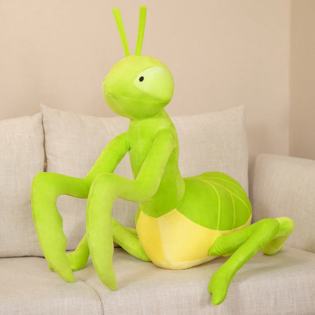 BowLift | Kawaii Green Praying Mantis Plushie