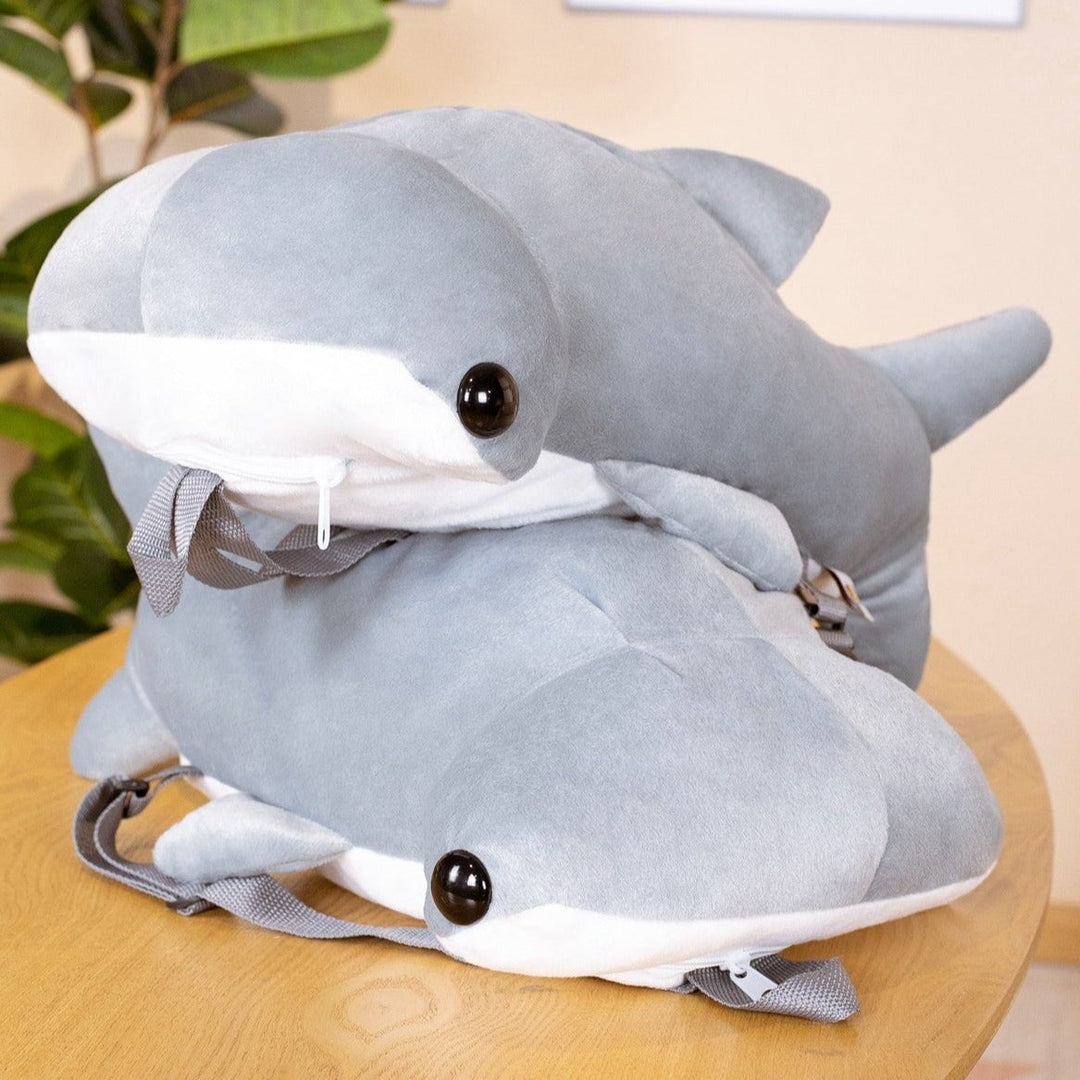 BowLift | Kawaii Hammerhead Shark Plush Backpack