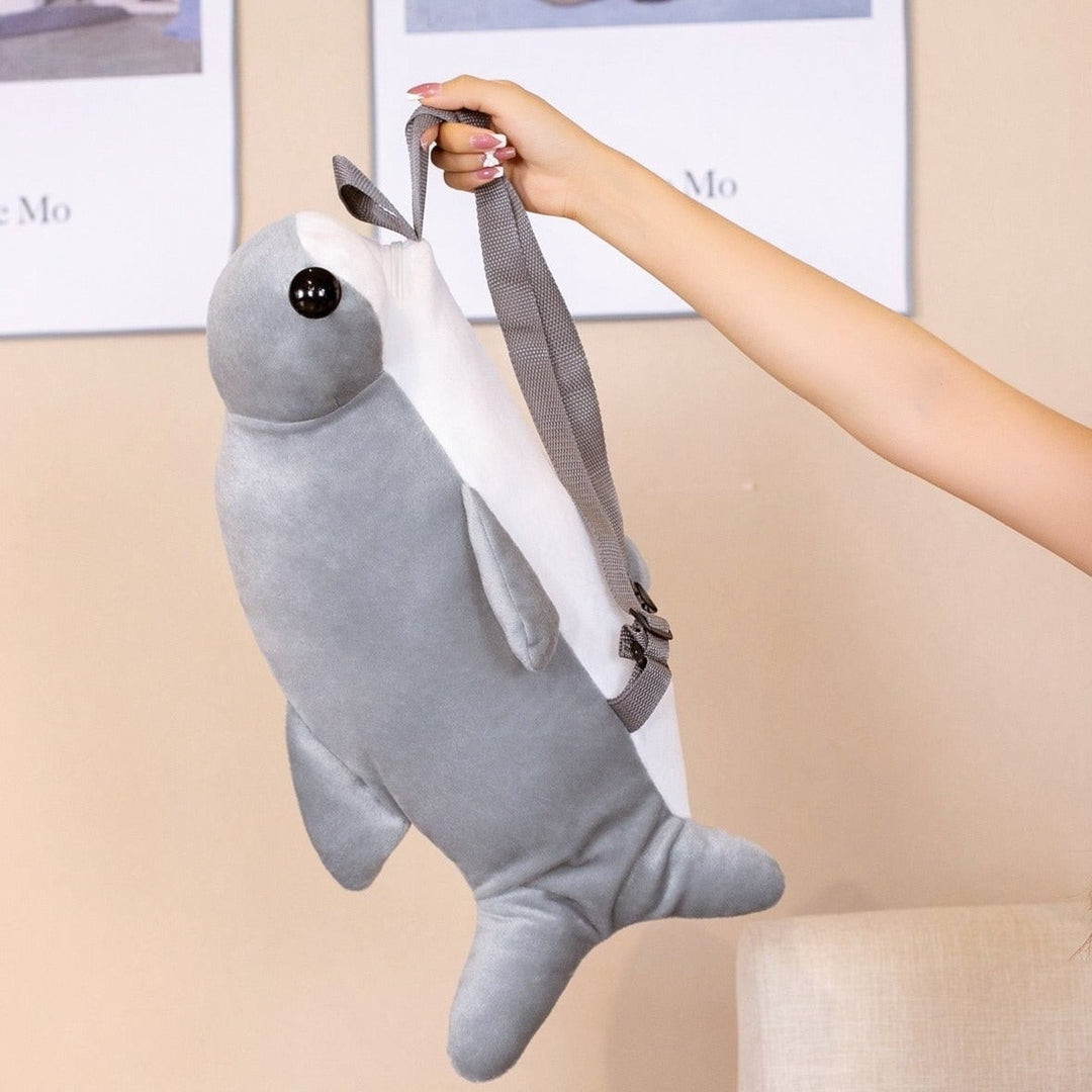 BowLift | Kawaii Hammerhead Shark Plush Backpack