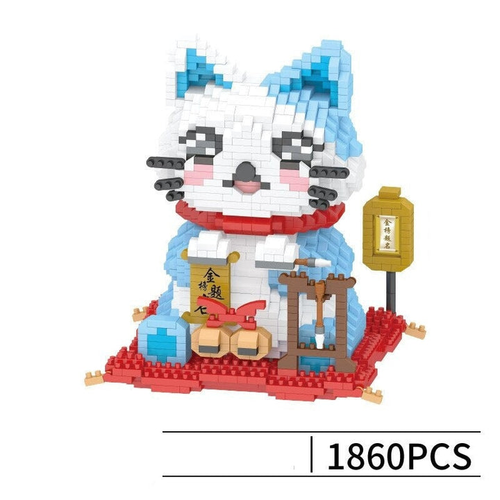 BowLift | Kawaii Lucky Fortune Cat Nano Building Sets