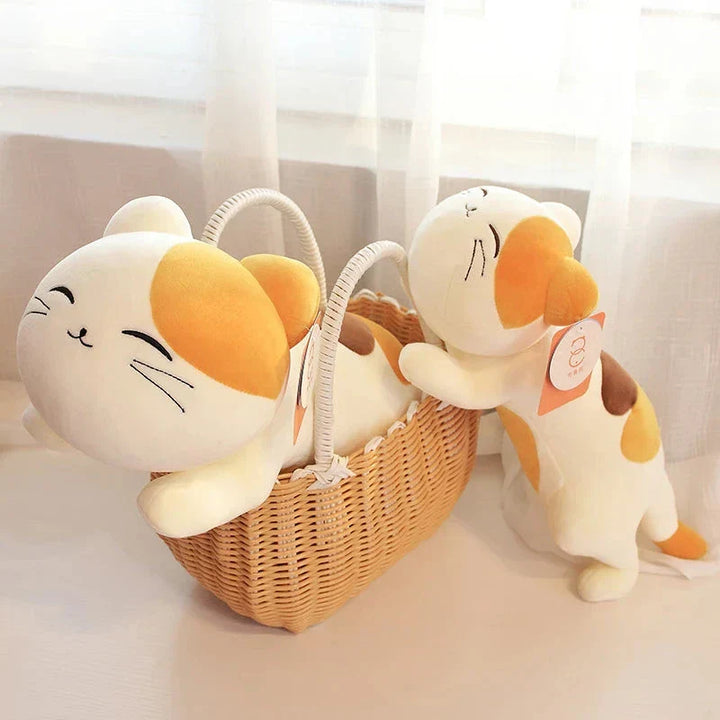 BowLift | Kawaii Neeko Spotted Ginger Cat Plushie
