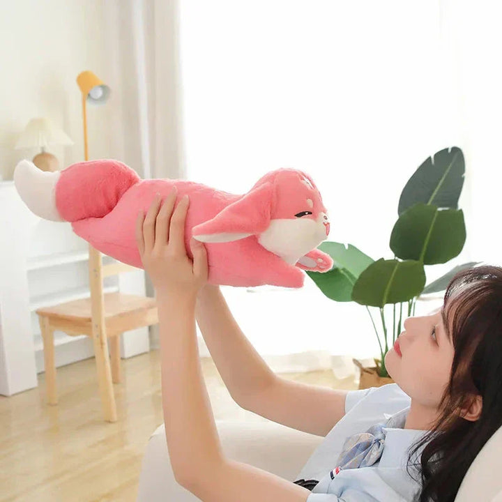 BowLift | Kawaii Pink Fox Sakura Plushie