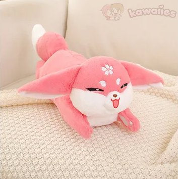 BowLift | Kawaii Pink Fox Sakura Plushie