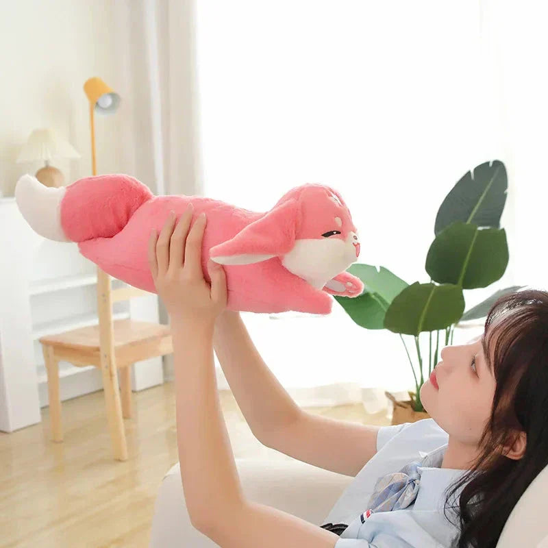 BowLift | Kawaii Pink Fox Sakura Plushie
