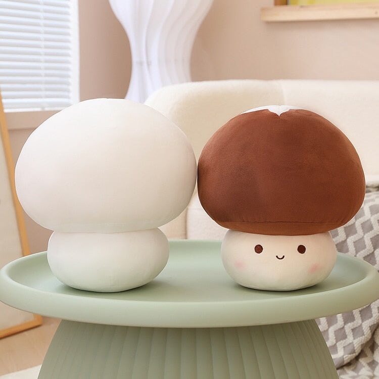 BowLift | Kawaii Red Brown White Mushroom Plushie Family