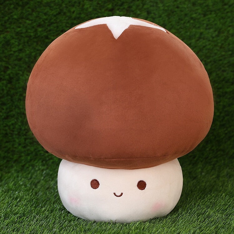 BowLift | Kawaii Red Brown White Mushroom Plushie Family