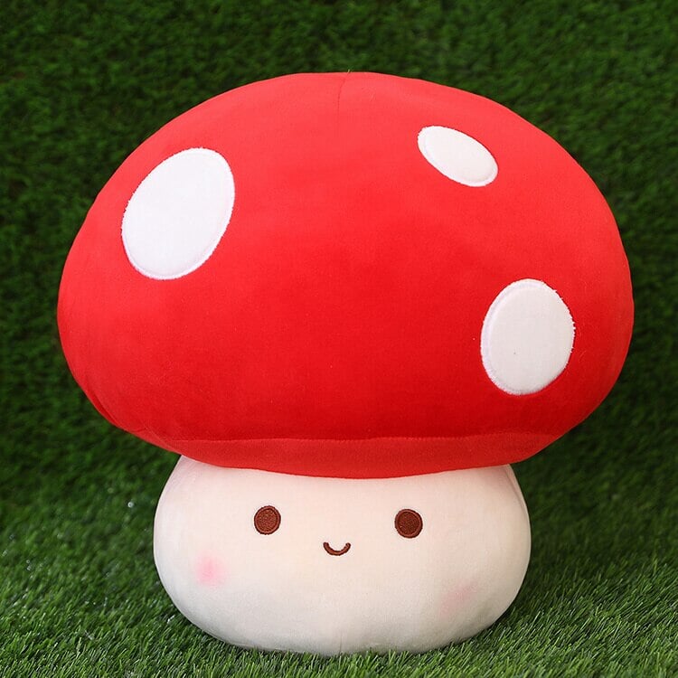 BowLift | Kawaii Red Brown White Mushroom Plushie Family
