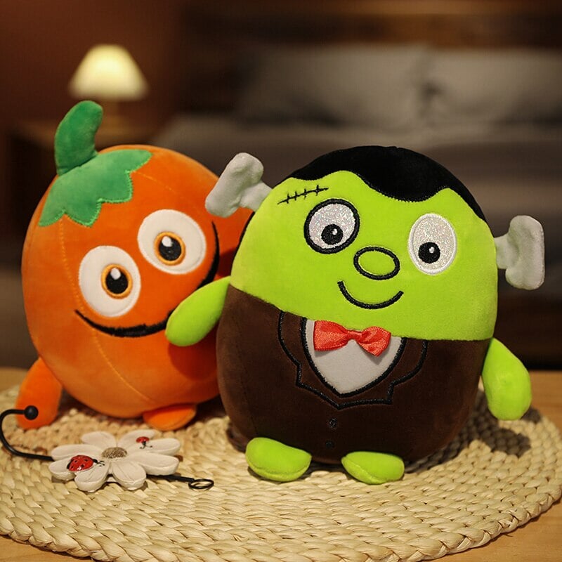 BowLift | Kawaii Skeleton Pumpkin Zombie Frankenstein Vampire Halloween Plushies