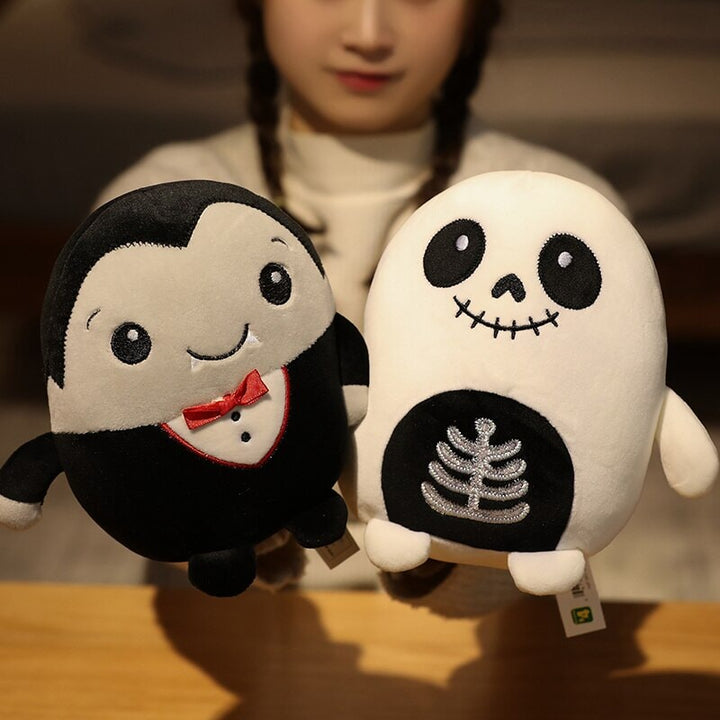BowLift | Kawaii Skeleton Pumpkin Zombie Frankenstein Vampire Halloween Plushies