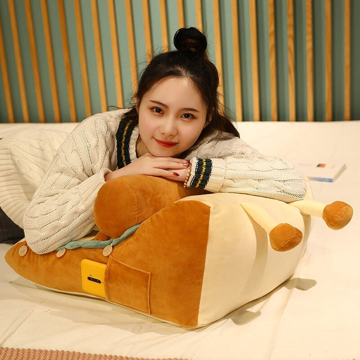 BowLift | Kawaii Toasted Bread Back Support Plushie