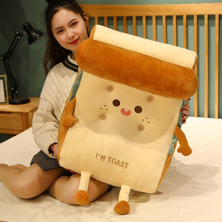 BowLift | Kawaii Toasted Bread Back Support Plushie