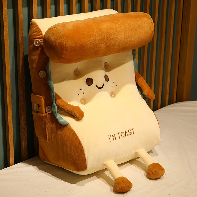 BowLift | Kawaii Toasted Bread Back Support Plushie