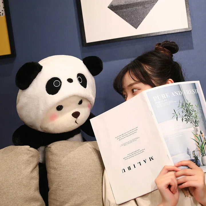 BowLift | Kawaii White Bear Panda Outfit Plushie