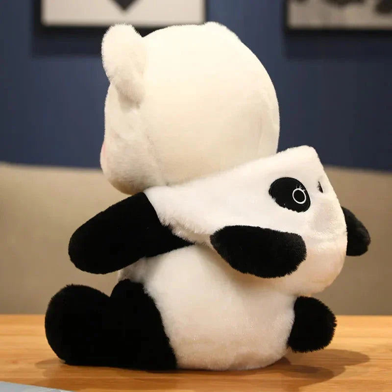 BowLift | Kawaii White Bear Panda Outfit Plushie