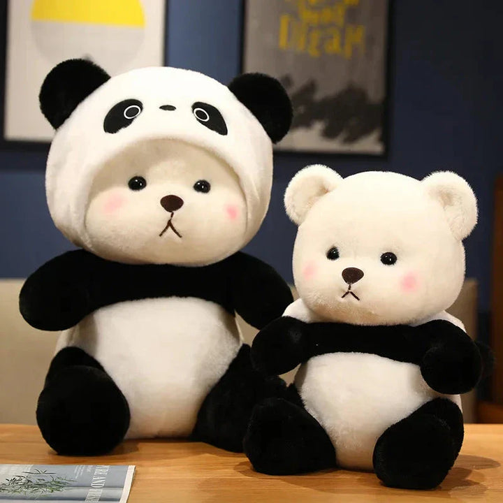 BowLift | Kawaii White Bear Panda Outfit Plushie