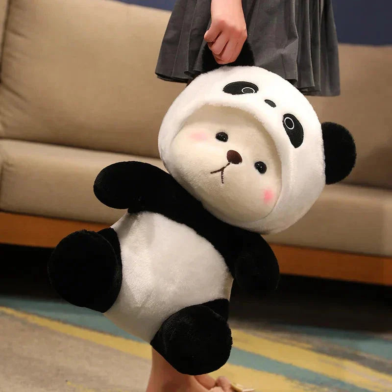BowLift | Kawaii White Bear Panda Outfit Plushie