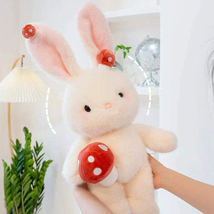 BowLift | Kawaii White Bunny Mushroom Plushie