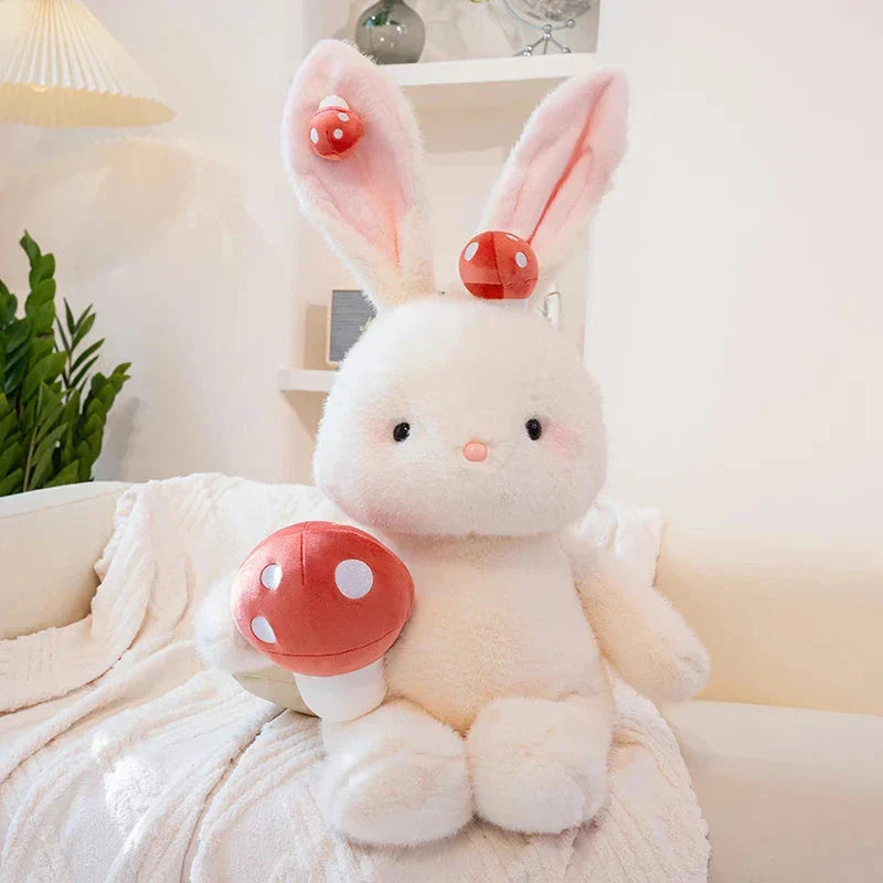 BowLift | Kawaii White Bunny Mushroom Plushie