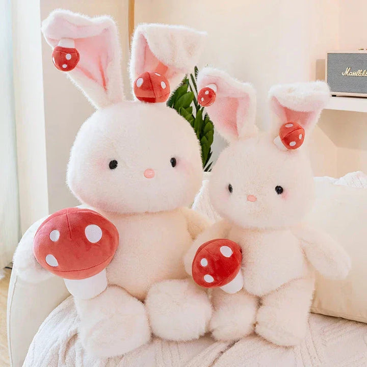 BowLift | Kawaii White Bunny Mushroom Plushie