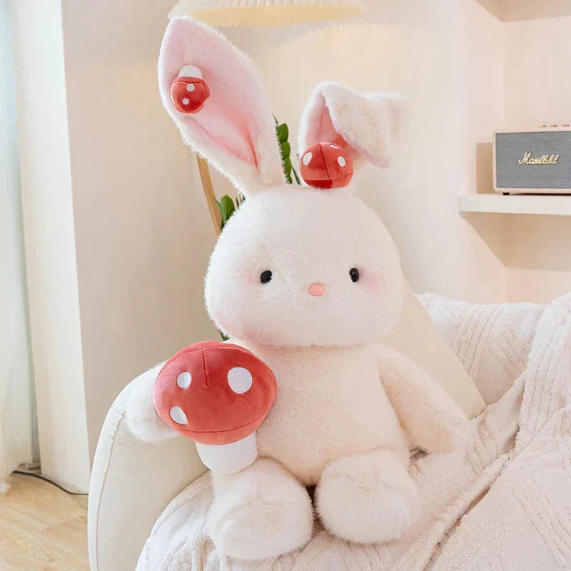 BowLift | Kawaii White Bunny Mushroom Plushie