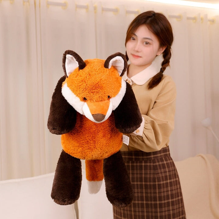 BowLift | Laying Sloth and Fox Raccoon Crocodile Plushie Friends