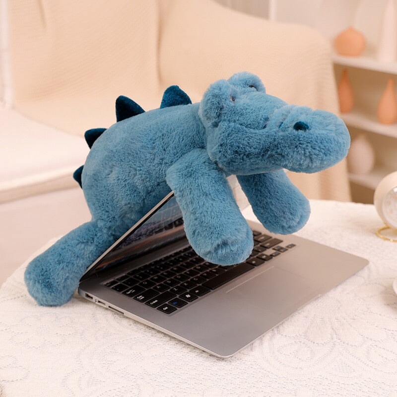 BowLift | Laying Sloth and Fox Raccoon Crocodile Plushie Friends
