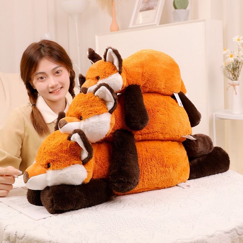 BowLift | Laying Sloth and Fox Raccoon Crocodile Plushie Friends