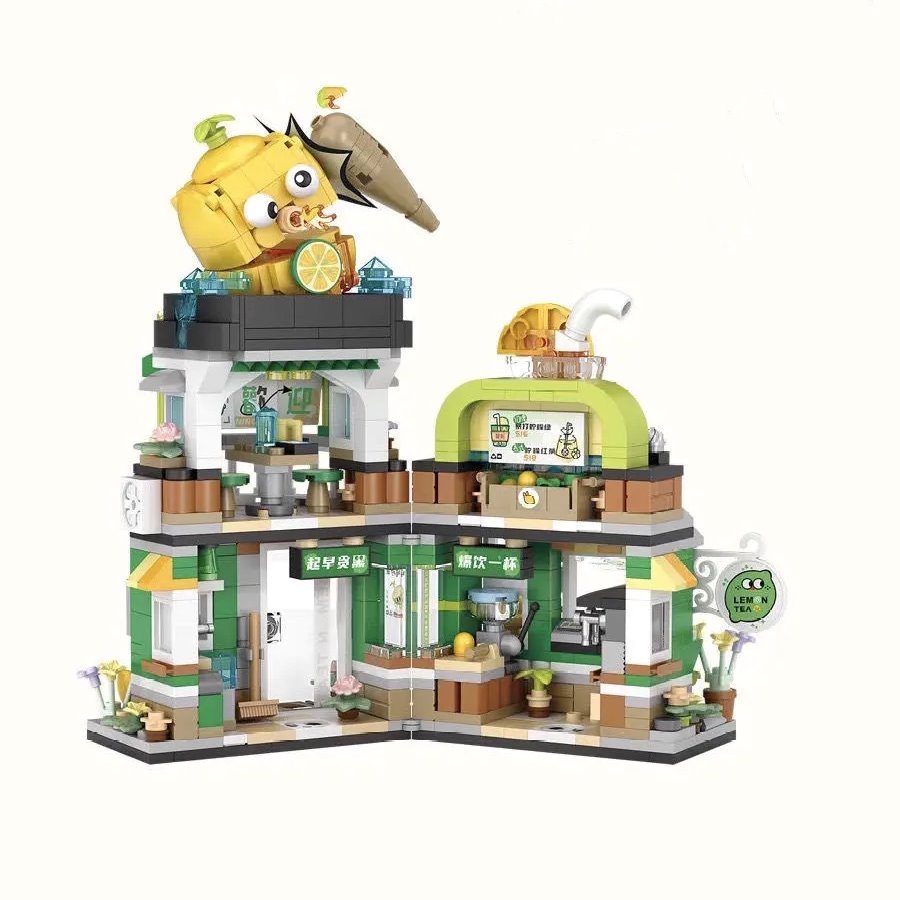 BowLift | Lemon Tea & Noodle Shop Micro Building Sets
