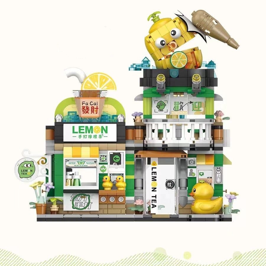 BowLift | Lemon Tea & Noodle Shop Micro Building Sets