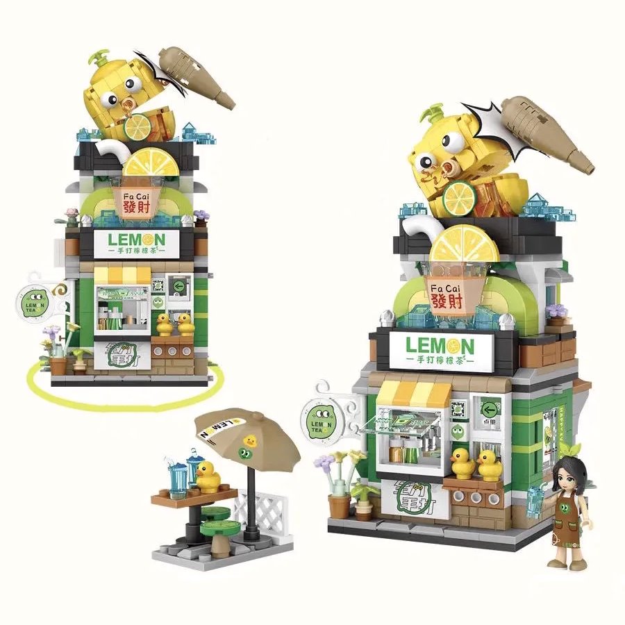 BowLift | Lemon Tea & Noodle Shop Micro Building Sets