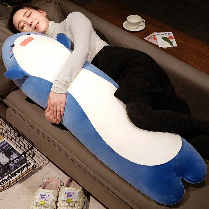 BowLift | Long Cuddly Angry Shocked Shark Plushie