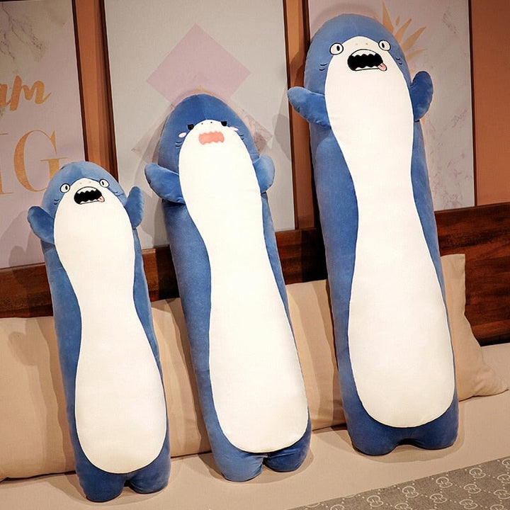 BowLift | Long Cuddly Angry Shocked Shark Plushie
