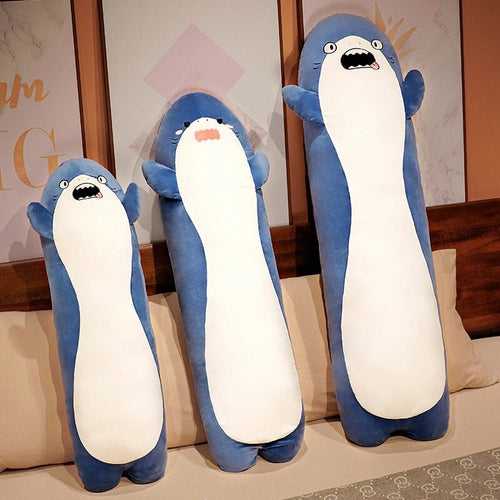 BowLift | Long Cuddly Angry Shocked Shark Plushie