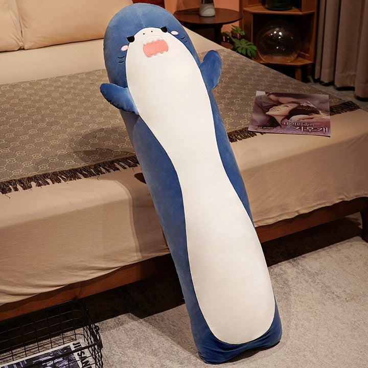BowLift | Long Cuddly Angry Shocked Shark Plushie