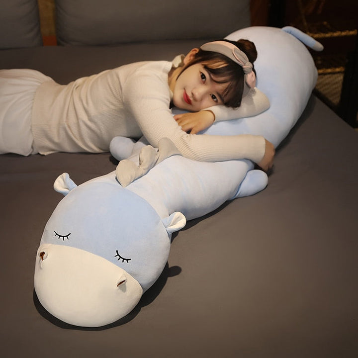 BowLift | Long Cuddly Hippo Cow Sheep Plushies