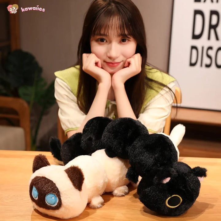 BowLift | Long Fluffy Cat Caterpillar Plushies