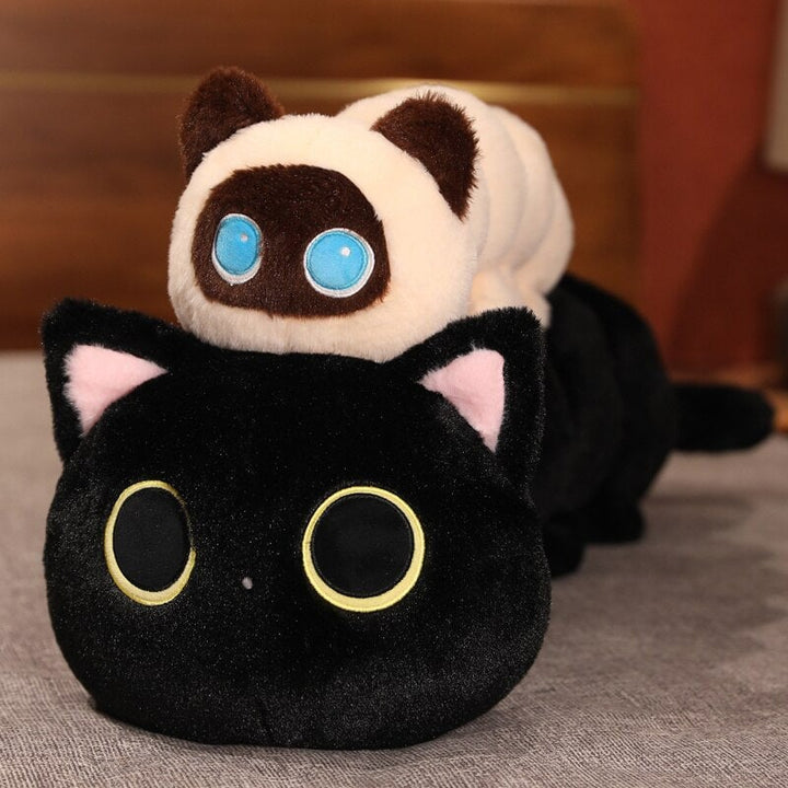 BowLift | Long Fluffy Cat Caterpillar Plushies