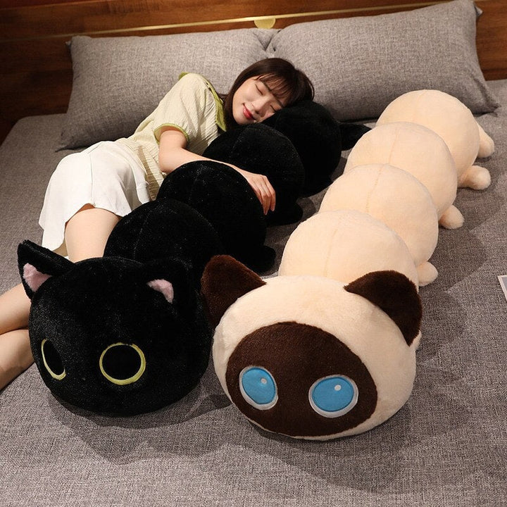 BowLift | Long Fluffy Cat Caterpillar Plushies