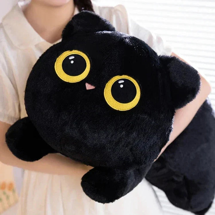 BowLift | Long Giant Black Gray Fluffy Cat Plushies