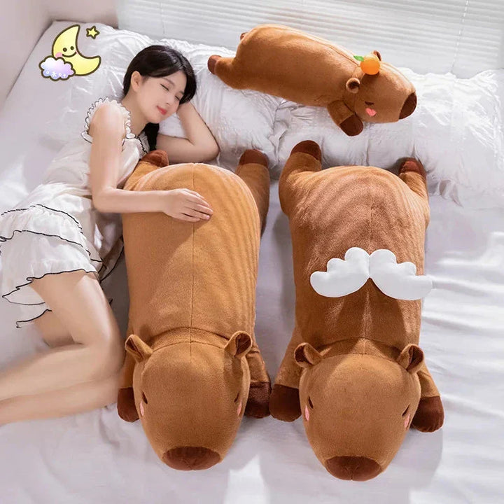 BowLift | Long Kawaii Angel Capybara Plushies