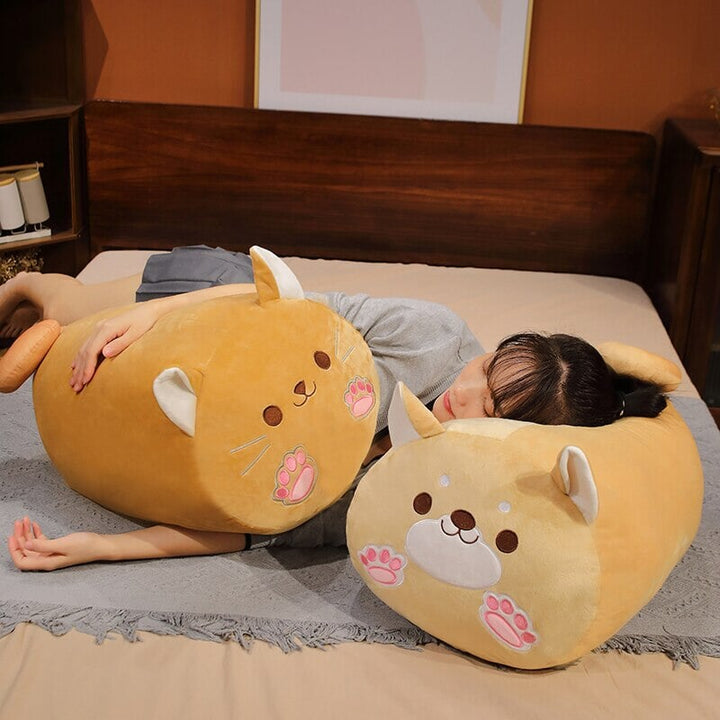 BowLift | Long Kawaii Shiba Inu Cat Pillow Plush