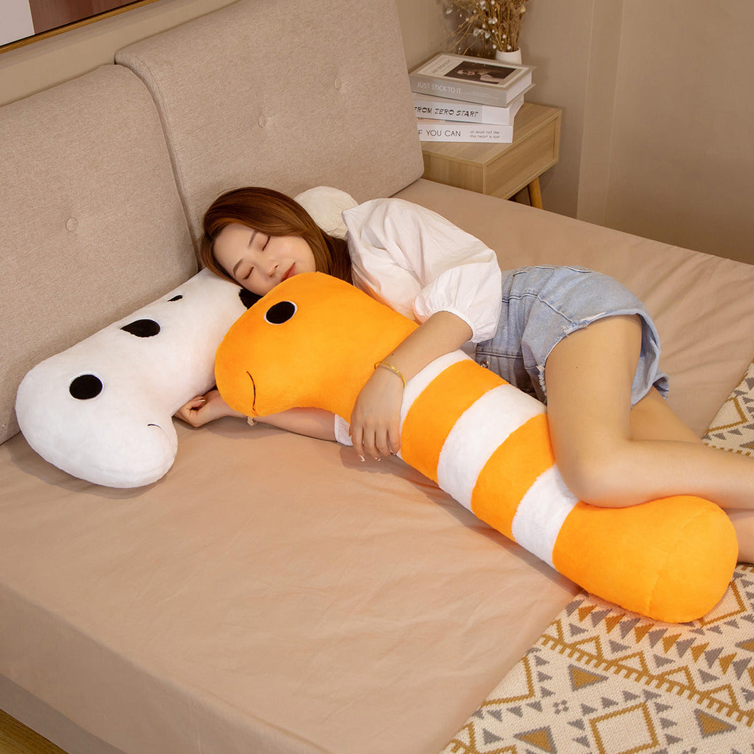 BowLift | Long Ocean White Orange Eel Plushies