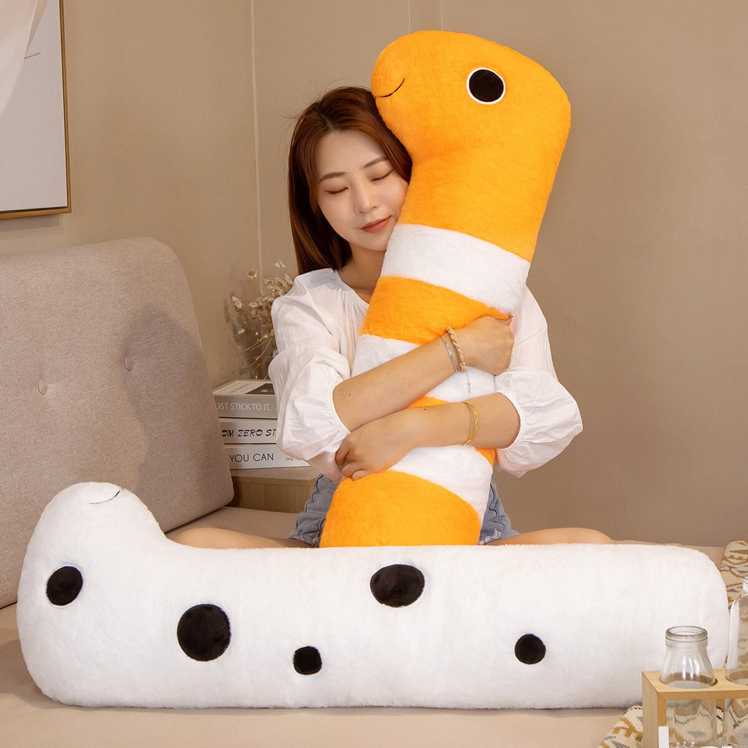 BowLift | Long Ocean White Orange Eel Plushies