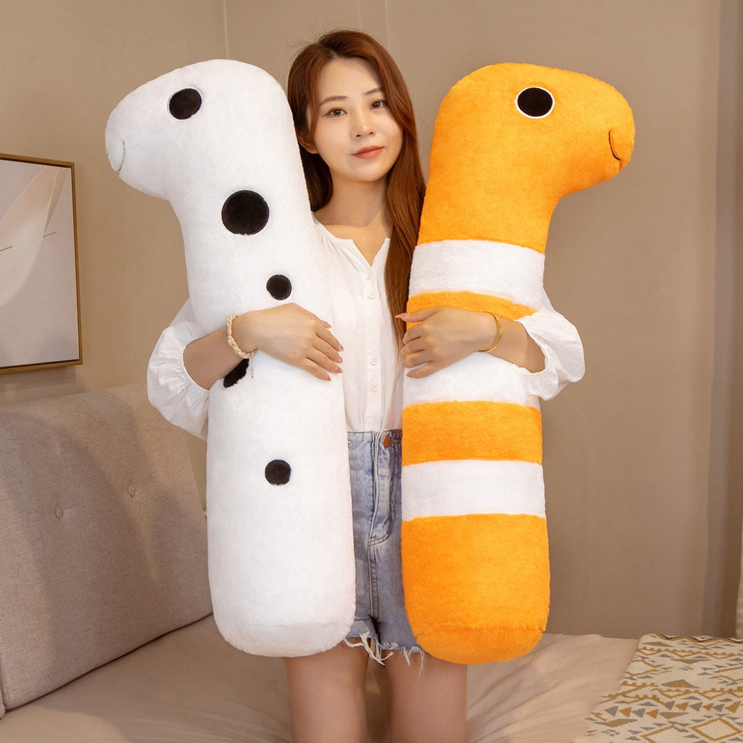 BowLift | Long Ocean White Orange Eel Plushies