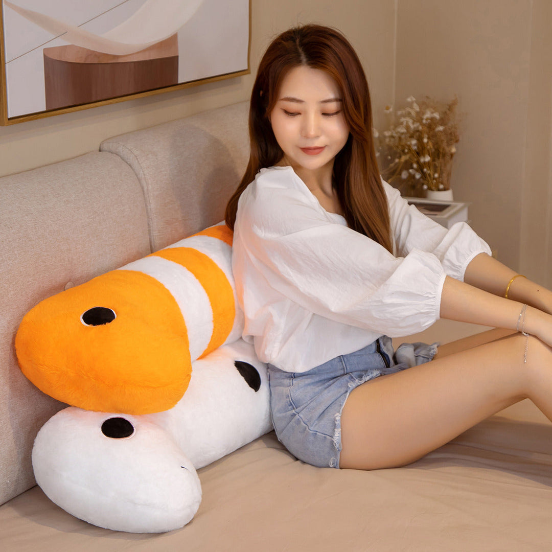BowLift | Long Ocean White Orange Eel Plushies