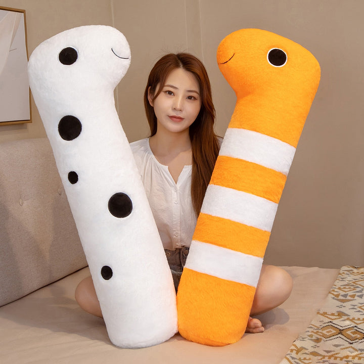 BowLift | Long Ocean White Orange Eel Plushies