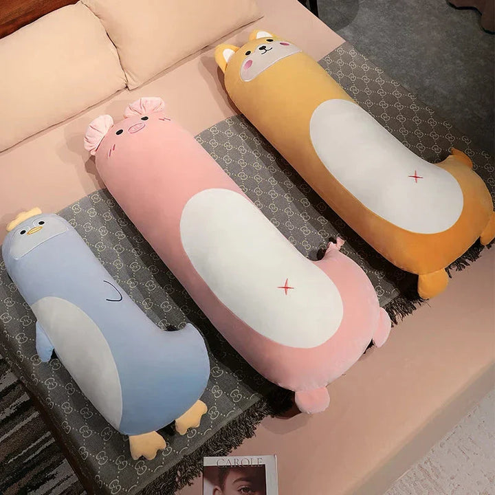BowLift | Long Penguin Shiba Pig Zebra Snuggle Buddy Plushies